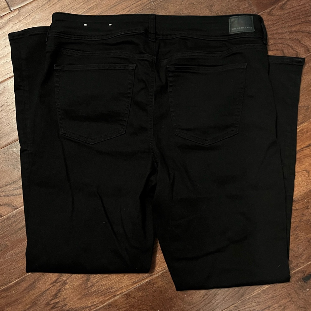 NWOT American Apparel Next Level Stretch Kick Boot Flared Jeans - Picture 3 of 4